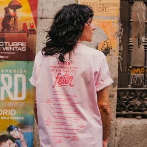 camiseta fetén rosa